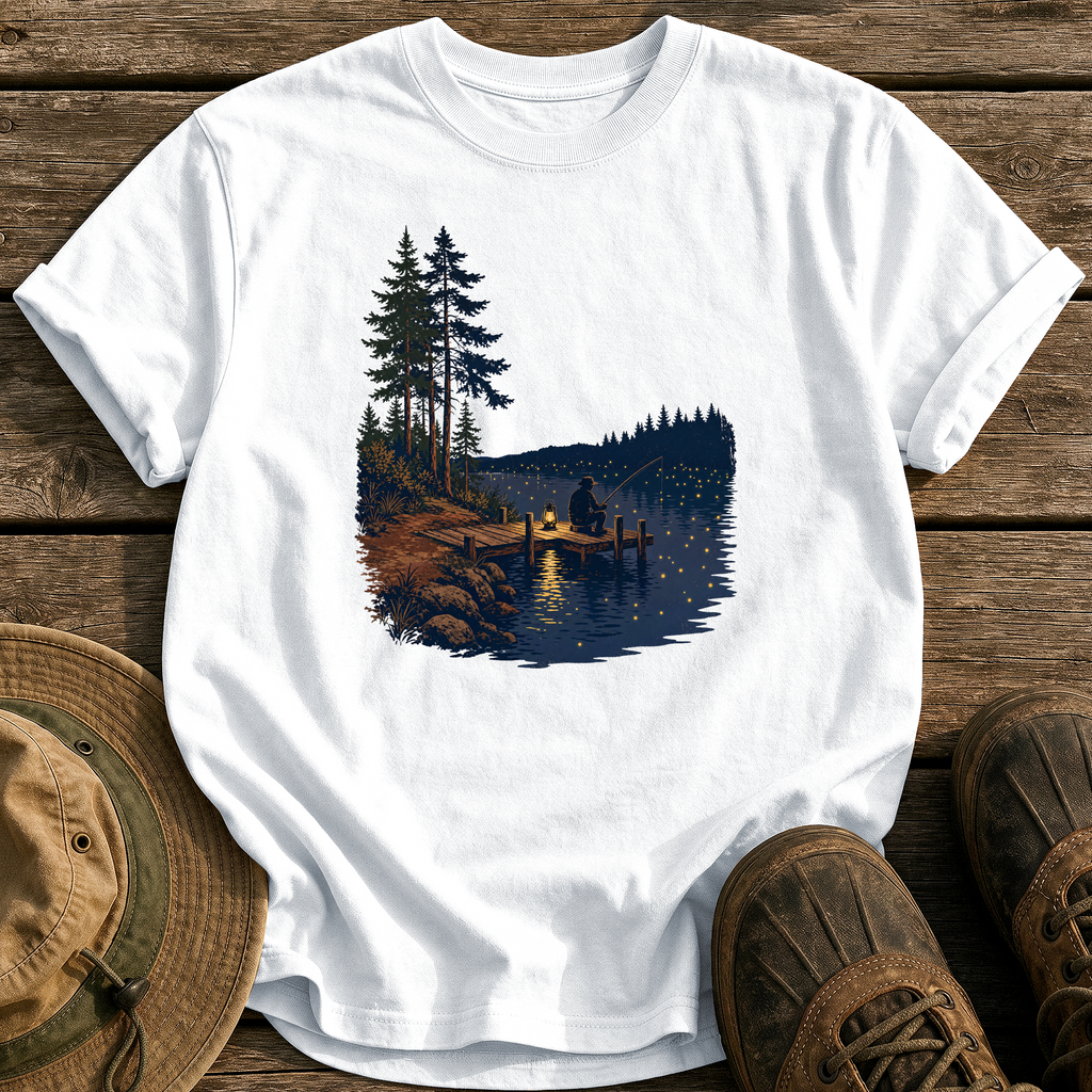 Fireflies & Lantern Light tee - White - front
