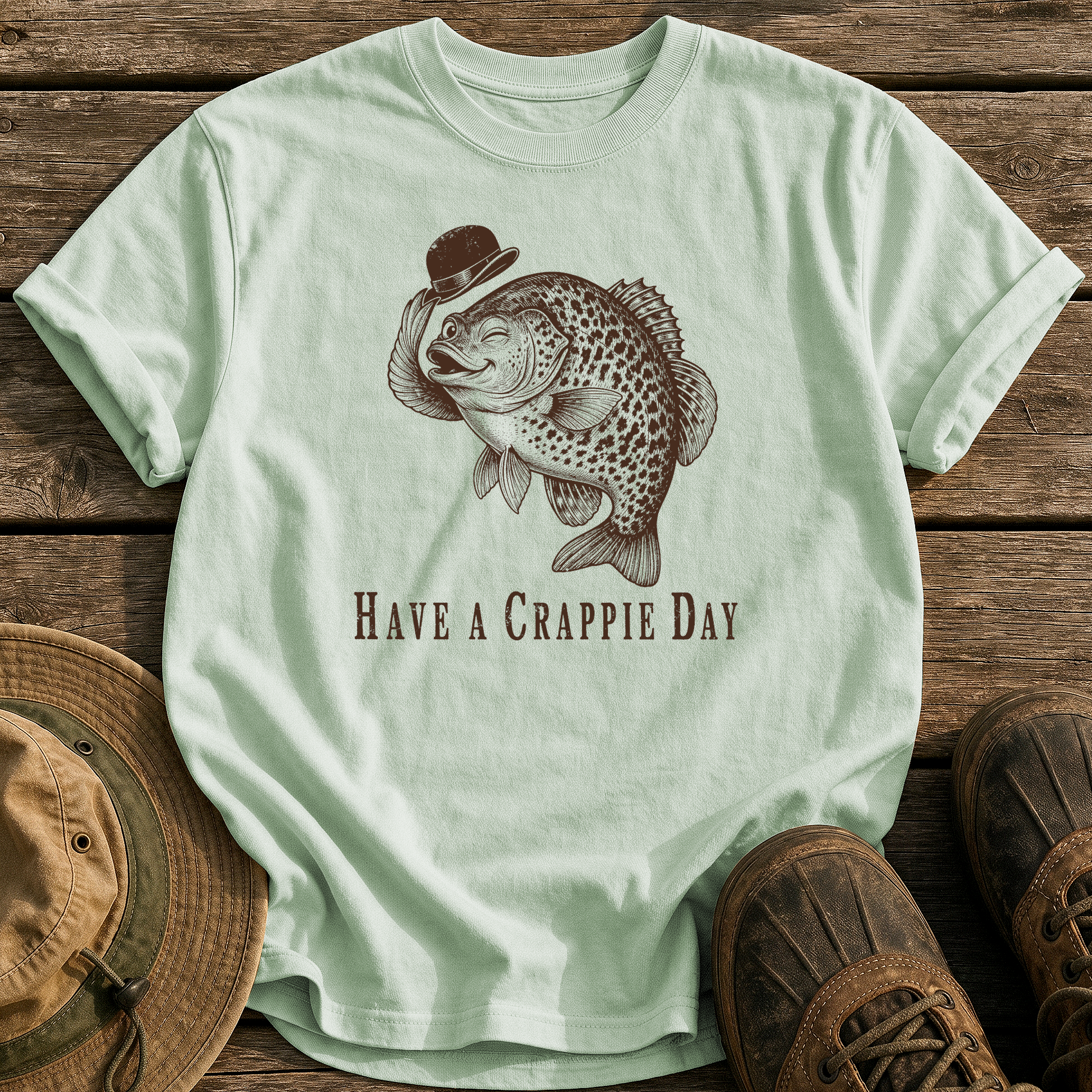 Have a Crappie Day tee - Bay - front