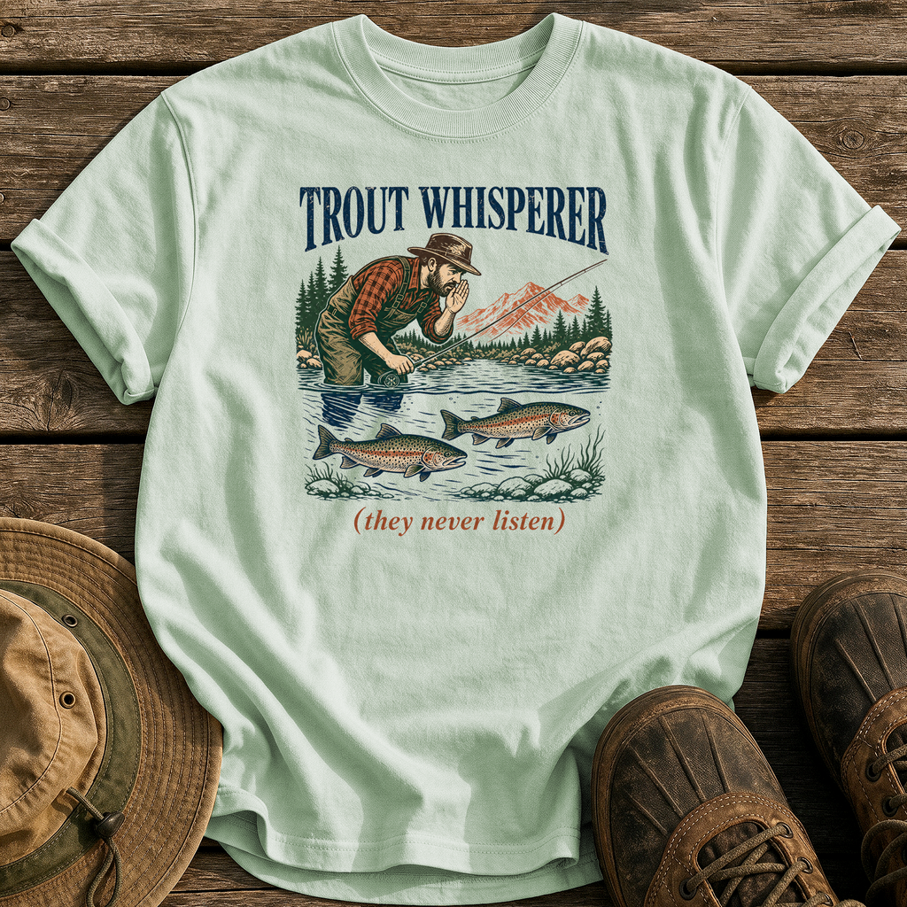 Trout Whisperer tee - Bay - front