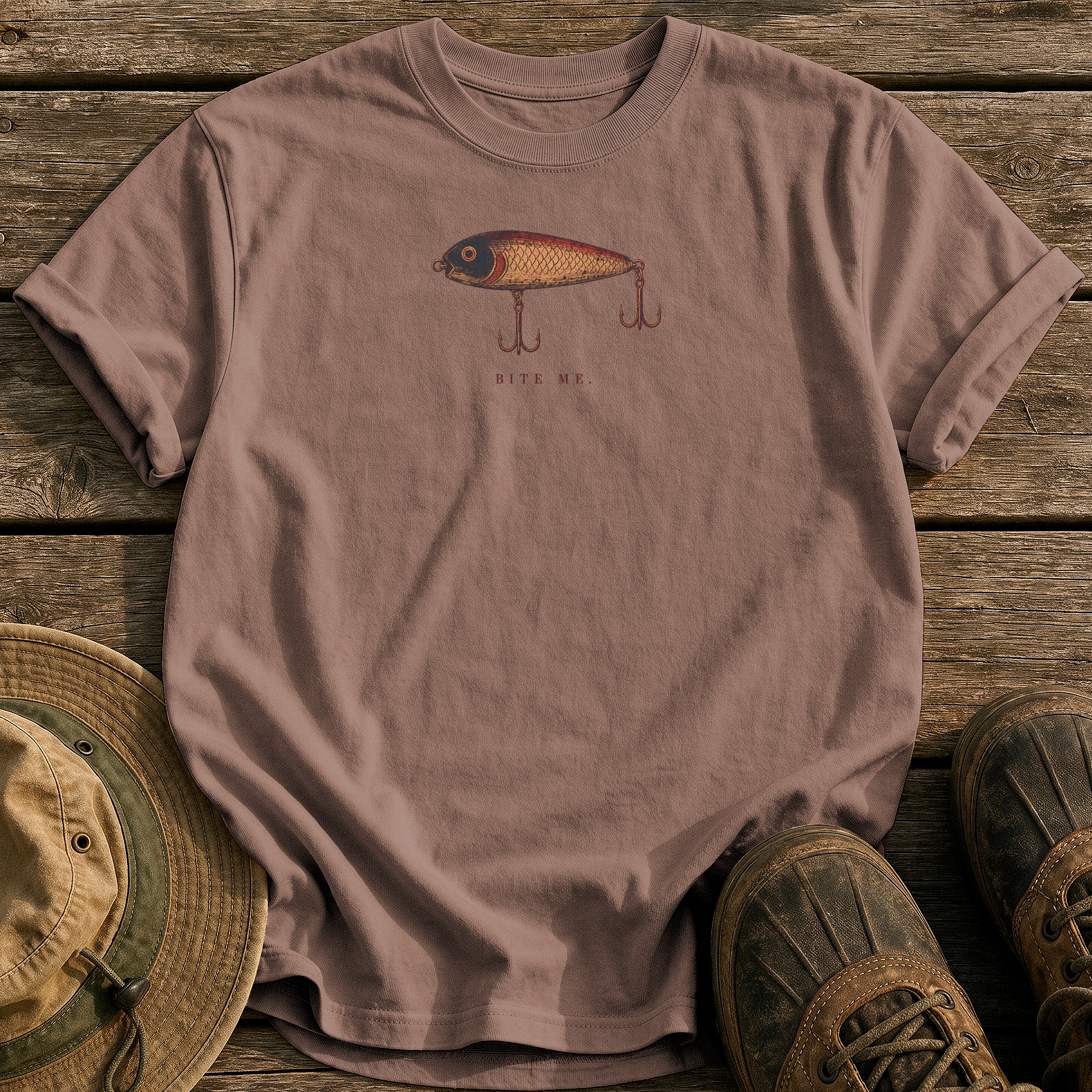 Bite Me tee - Espresso - front