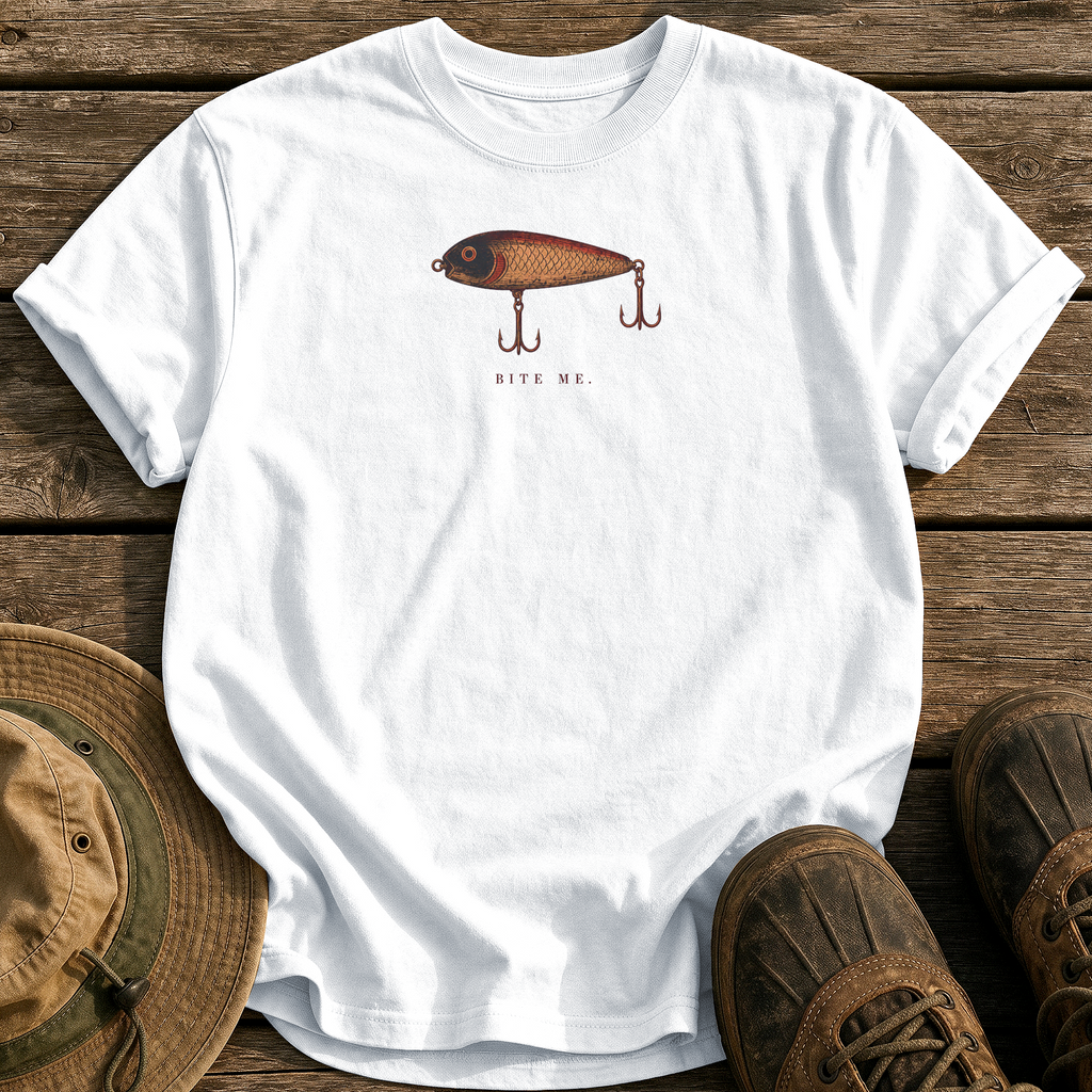 Bite Me tee - White - front