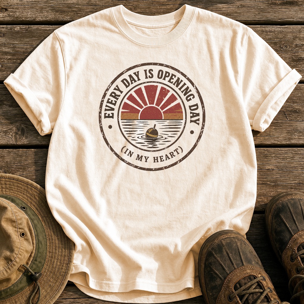 Every Day Is Opening Day tee - Ivory - front